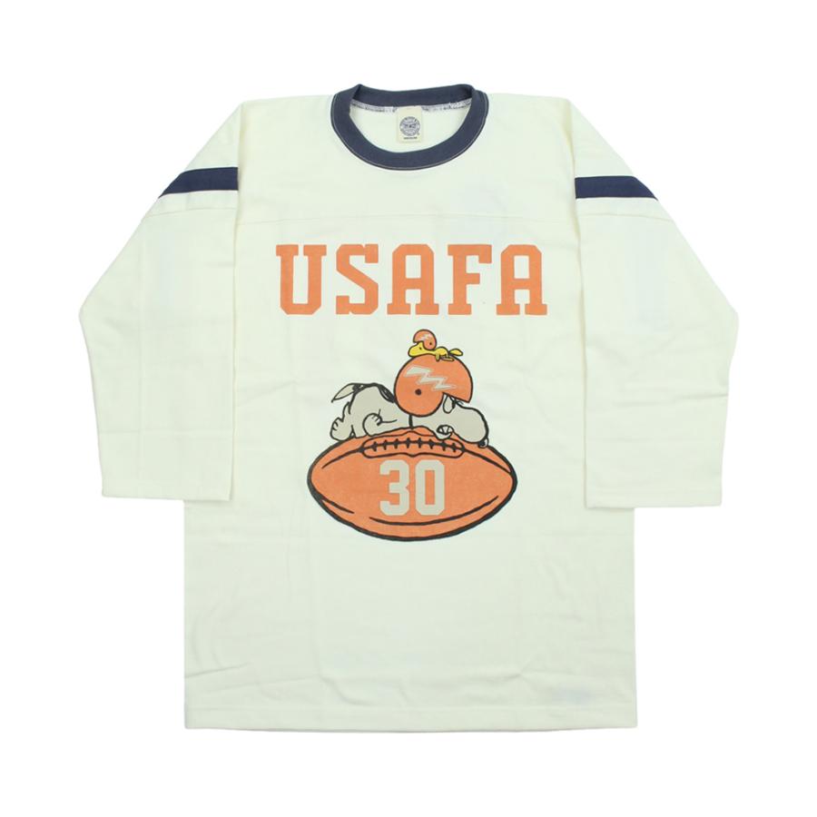 トップス SNOOPY FOOTBALL SHIRT USAFA 30 TOYS McCOY（トイズマッコイ） スヌーピー フットボール シャツ
