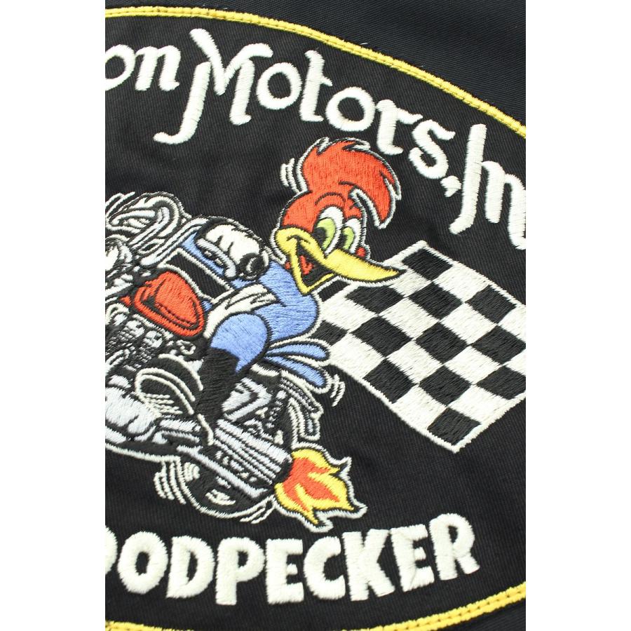 トイズマッコイ ナイロン/コットン レーシング ジャケット BECK JOHNSON MOTORS " WOODY WOODPECKER " TMJ2402 / TOYS McCOY BECK RACING JACKET｜amekajishop-klax-on｜14