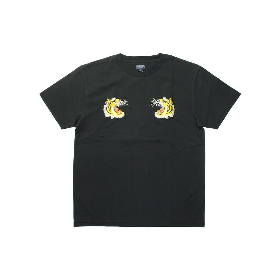 TAILOR TOYO テーラー東洋 スカジャン柄 刺繍 Tシャツ - TIGER TAILOR TOYO テーラー東洋 スカジャン柄 刺繍 Tシャツ - TIGER