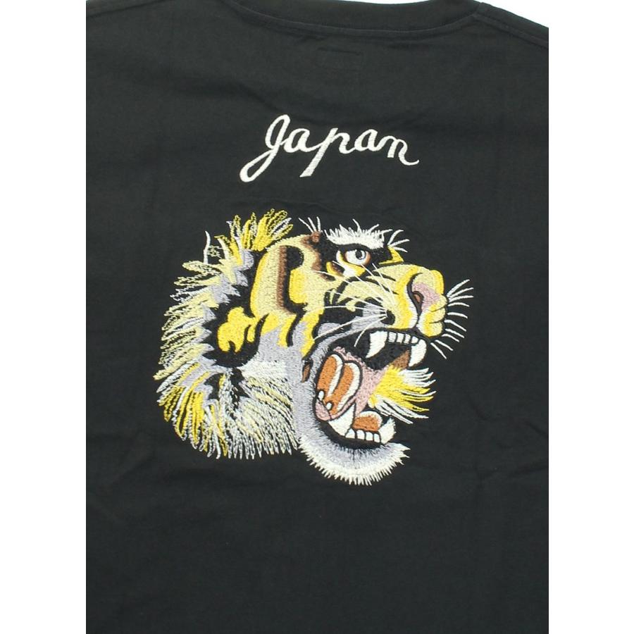 TAILOR TOYO テーラー東洋 スカジャン柄 刺繍 Tシャツ - TIGER TAILOR TOYO テーラー東洋 スカジャン柄 刺繍 Tシャツ - TIGER