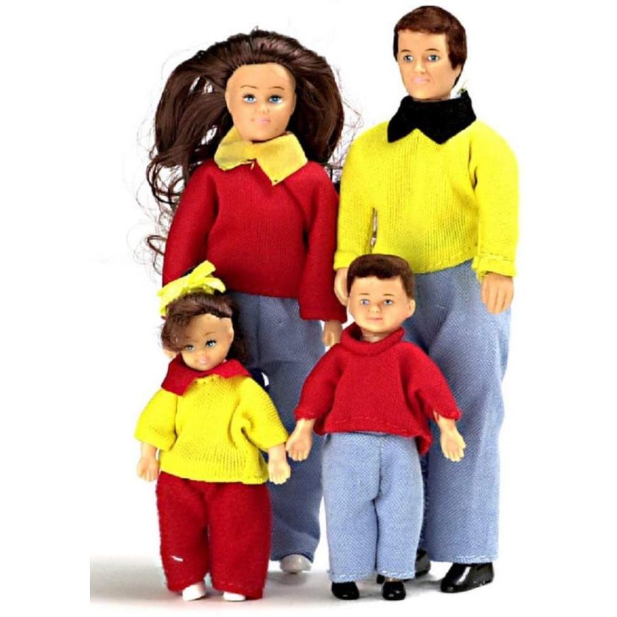 【高品質】 Dollhouse Family Thompson 4-Pc. Miniature その他人形