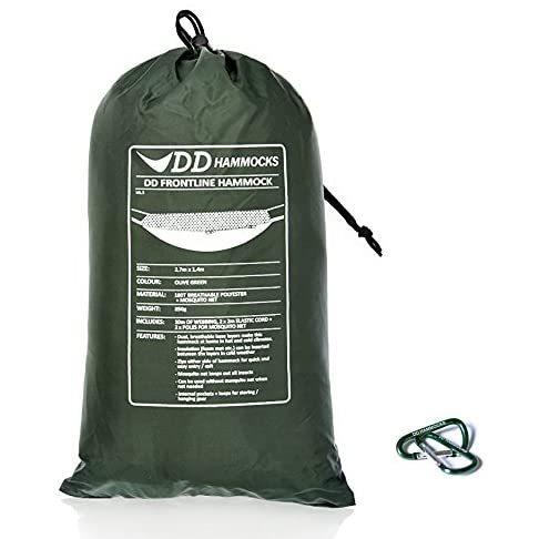 DD Frontline Hammock フロントラインハンモック and Mini Karabiners 2個付きセット (Olive green)