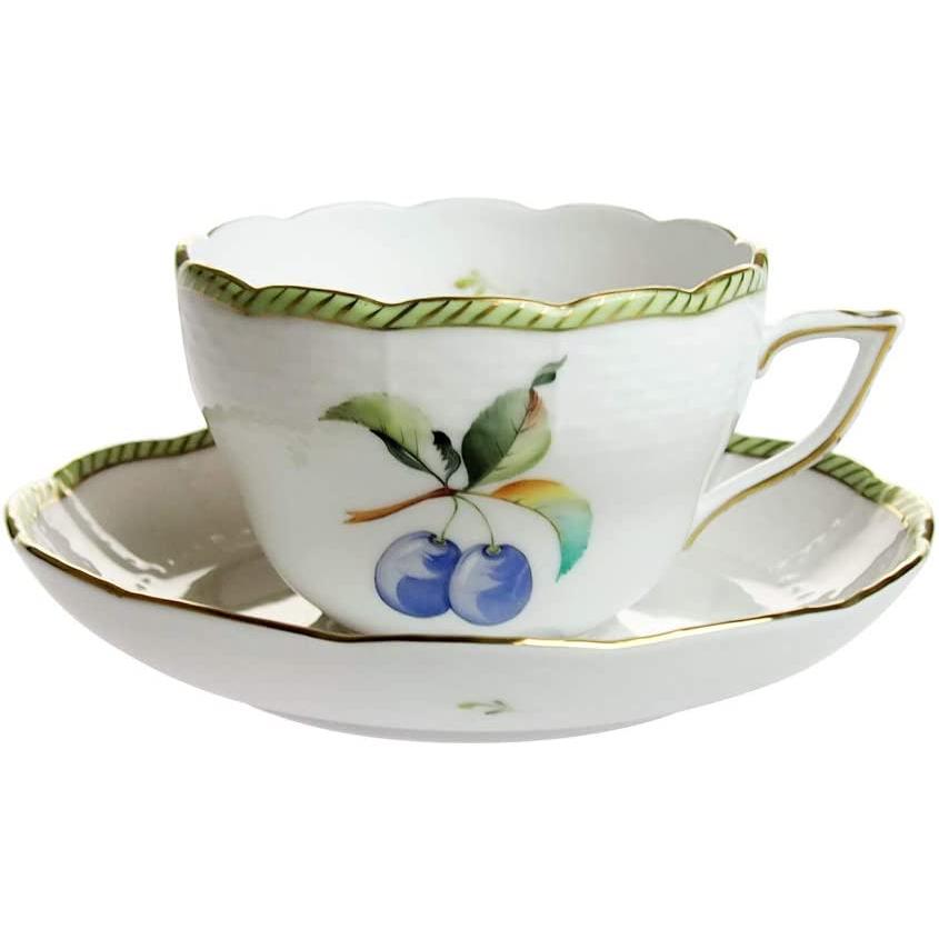 話題の人気Herend カップ_ソーサー ハンドペイント 兼用 EDF-2フルーツ