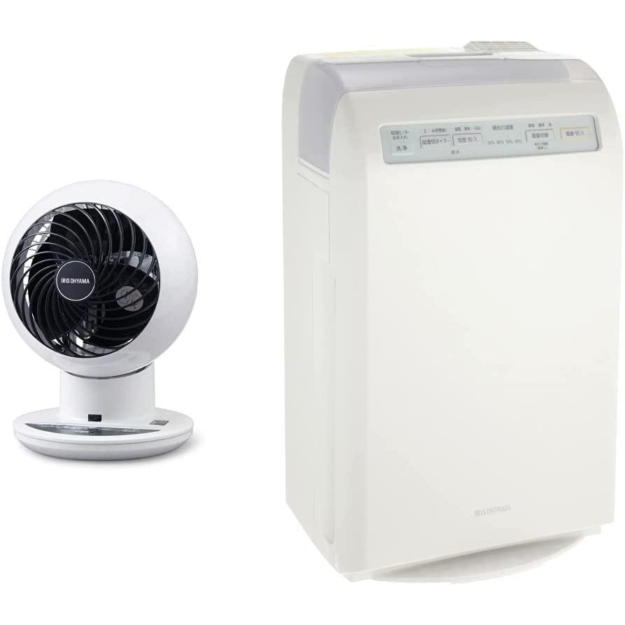 倉アイリスオーヤマ サーキュレーターアイ 18畳 空気清浄機 上下左右首