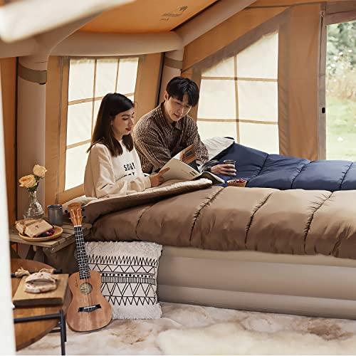 Naturehike シュラフ 寝袋 封筒型 -5〜13℃ 暖かい 4シーズン アウトドア キャン 