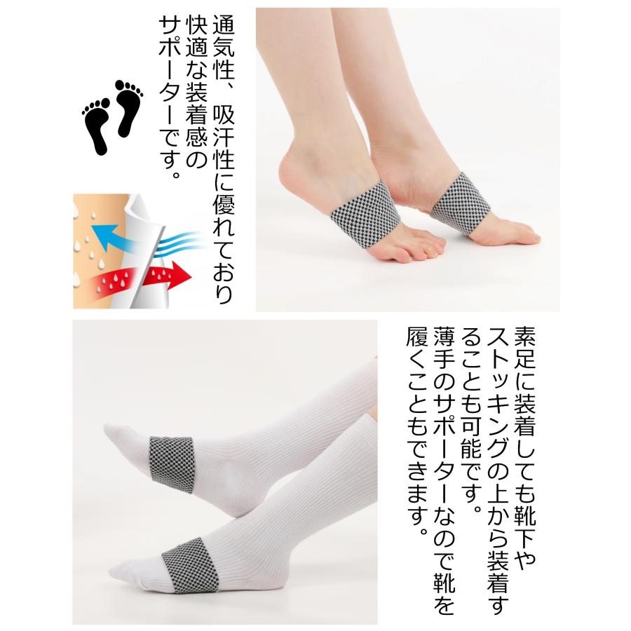 LUSAS 土踏まず サポーター アーチサポーター 土踏まずサポーター arch support 扁平足サポーター 扁平足 足裏 保護 立ち仕事  両足用 男女兼用｜amenity2019｜07