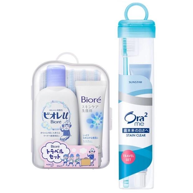 Biore 花王 ビオレ トラベルセット + オーラツーミートラベルセット
