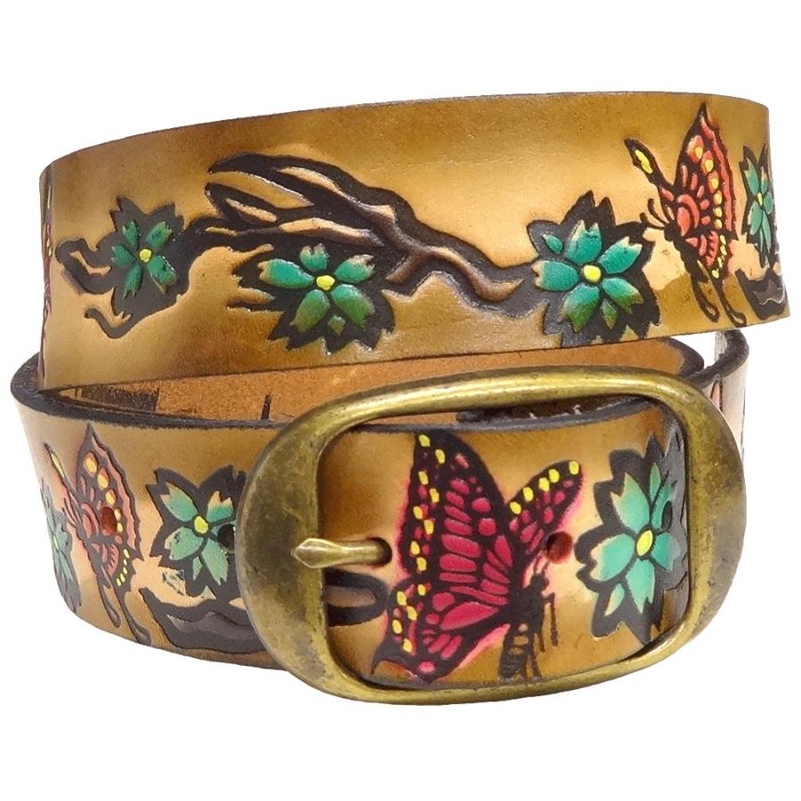 BRACKNEY BRACKNEY LEATHER WORKS BUTTERFLY LEATHER BELT(バタフライ
