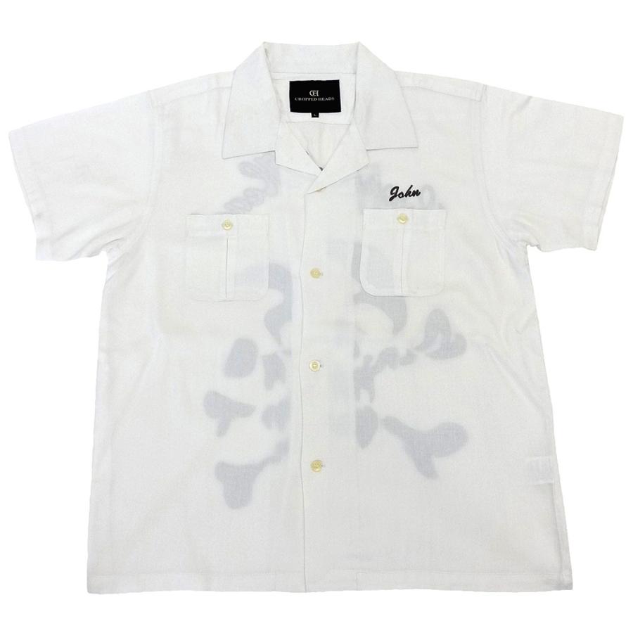 CROPPED HEADS SKULL SS BOWLING SHIRTS(クロップドヘッズスカル半袖  