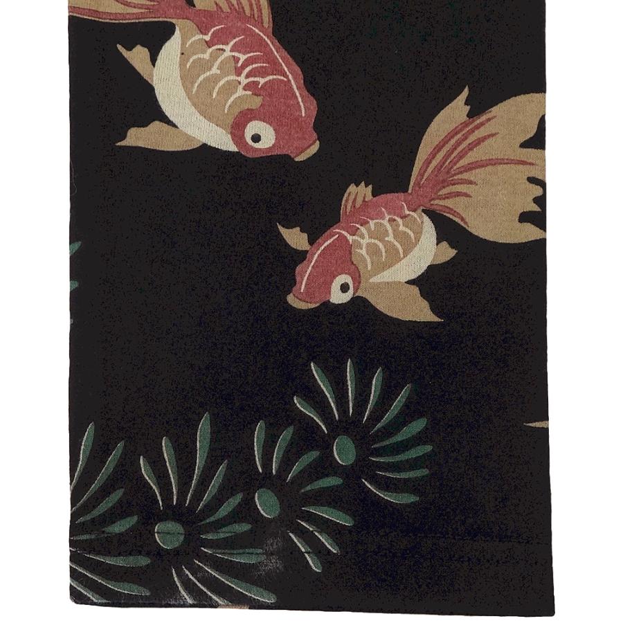 花旅楽団 金魚桜柄 長袖Tシャツ : アメリカのカジュアルウェアー