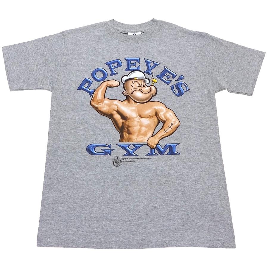POPEYE SS PRINT TEE GY(ポパイプリント半袖Ｔシャツ) アメリカの