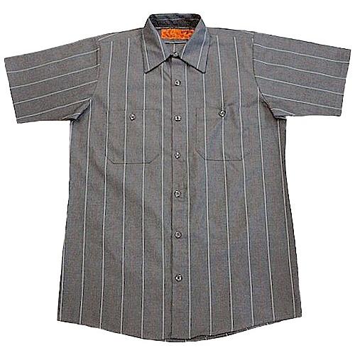 RED KAP STRIPE SS WORK SHIRTS CR(レッドキャップストライプ半袖 