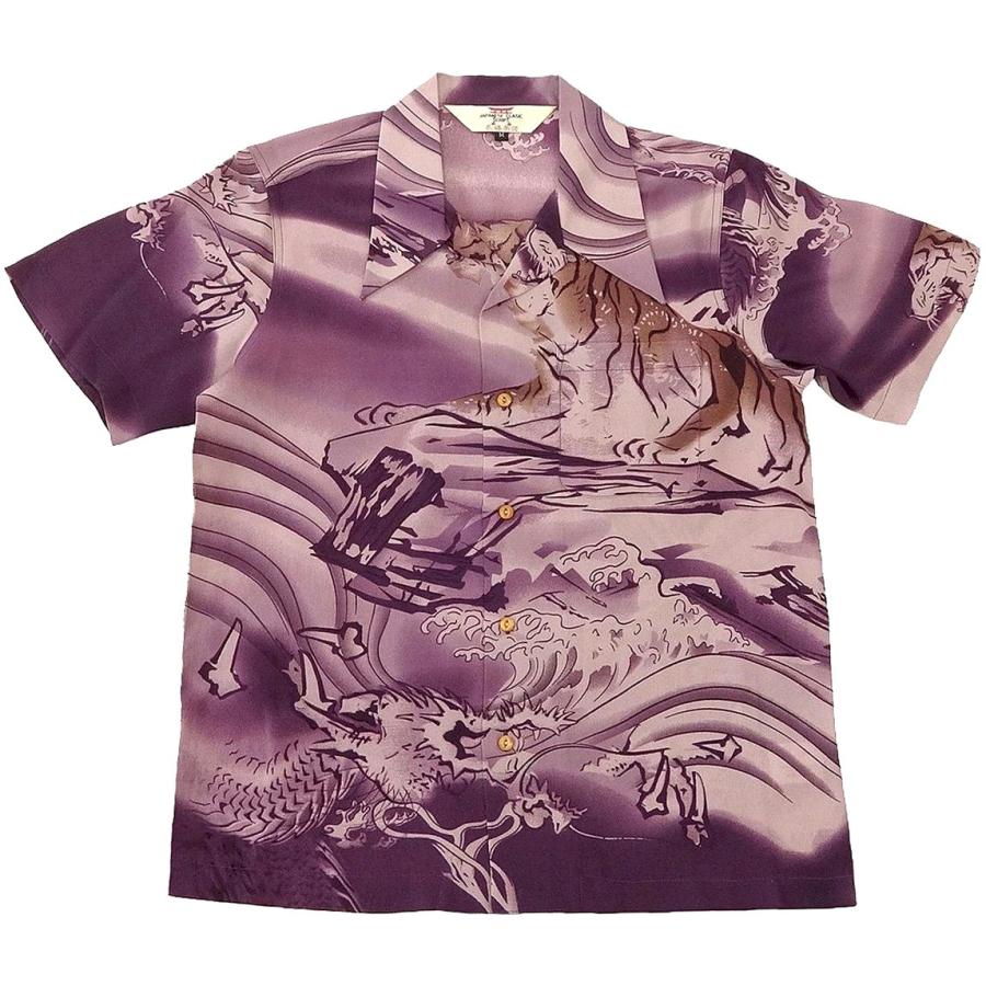 花旅楽団】 リバーシブル サテンスカジャン レーヨン 鶴 和柄刺繍 XXL