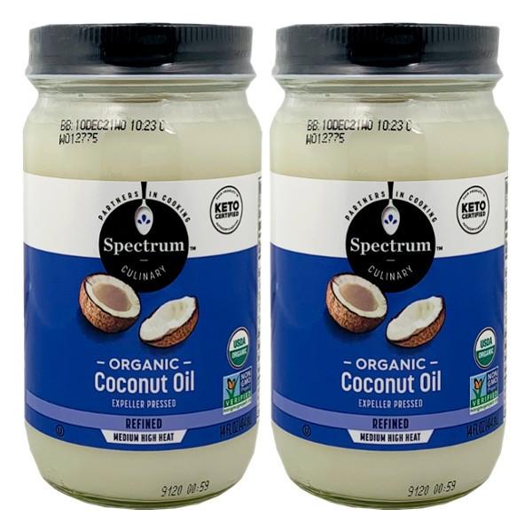 期間限定送料無料 Spectrum オーガニック バージン ココナッツオイル 414ml 2個 最安 Turningheadskennel Com