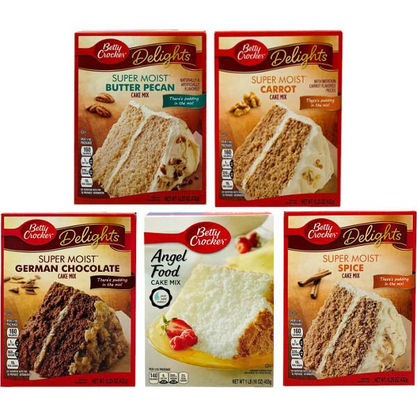 Betty Crocker ベティクロッカー スーパーモイスト ケーキミックス 5個（B）