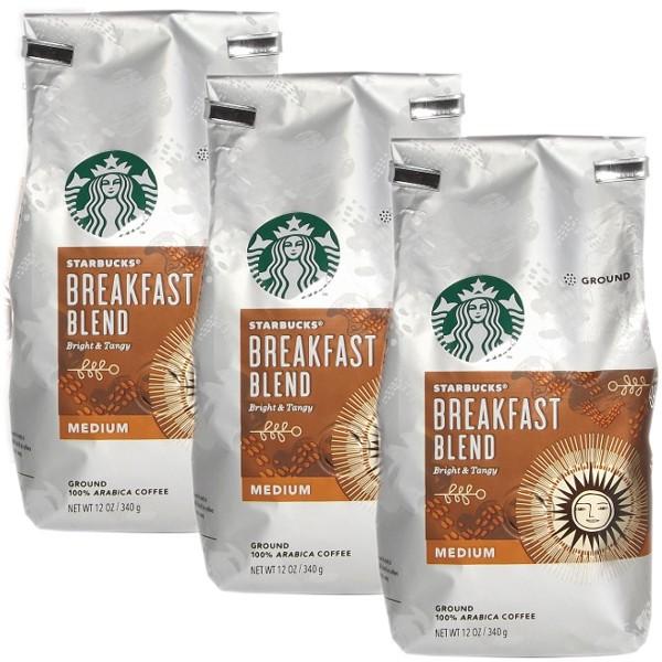 Starbucks スターバックスコーヒー　ブレックファーストブレンド 3パック