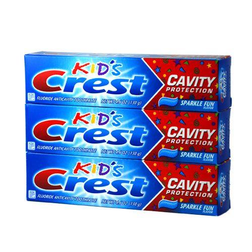 クレスト レギュラー キッズ 歯磨き粉 3パック : あめりか堂 Yahoo!店
