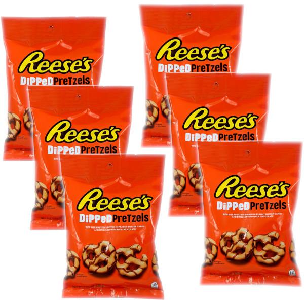 Reese#039;s ハーシーチョコレート ディップドプレッツェル 120g ｘ6袋