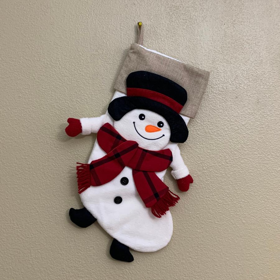 クリスマス靴下 クリスマスストッキング（スノーマン） : あめりか堂