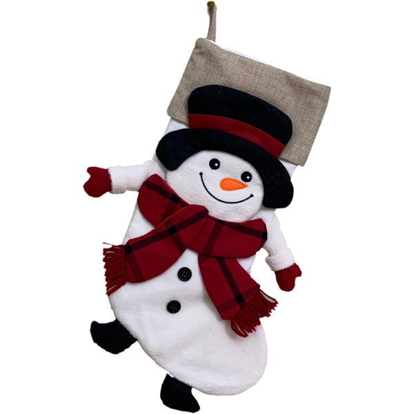 クリスマス靴下 クリスマスストッキング（スノーマン） : あめりか堂