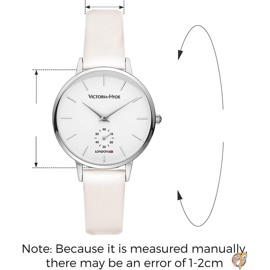 使い勝手の良い クォーツ腕時計 Hyde Victoria レディース ベージュ 秒針付き レディースカジュアル腕時計 読みやすい本革ベルト 腕時計 Leauduvalenciennois Fr