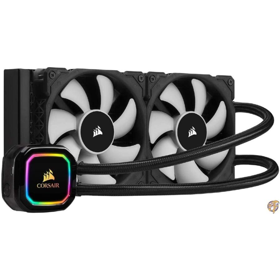 Corsair iCUE H100i RGB PRO XT 簡易水冷CPUクーラー RGB搭載 240mm