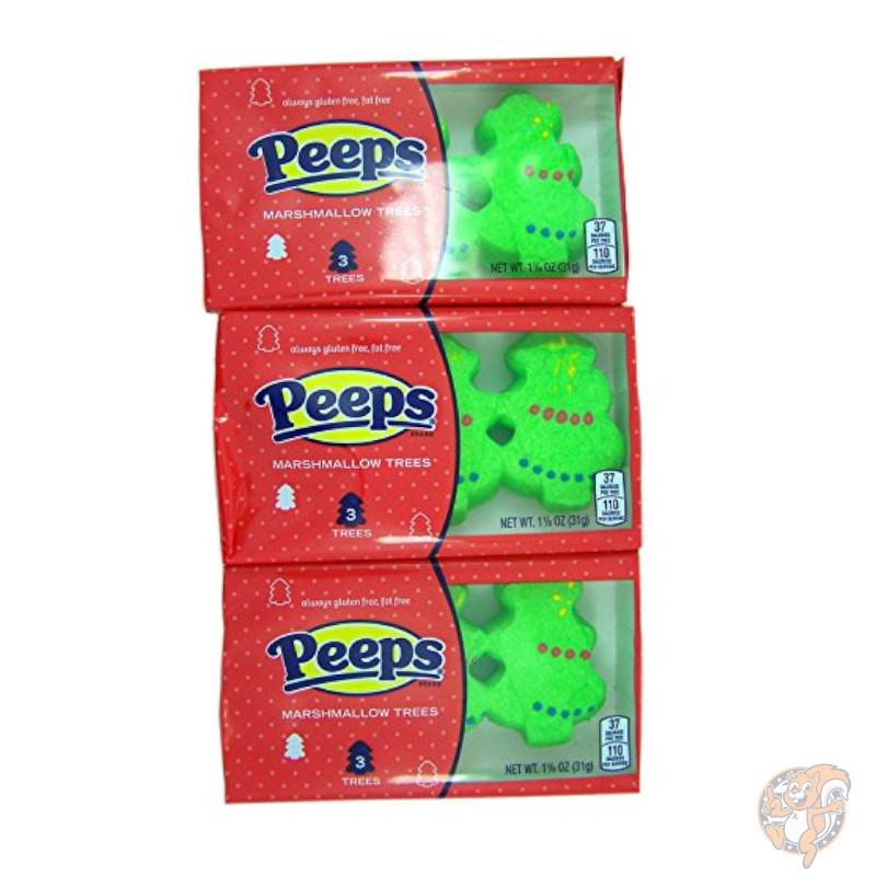 【お試し価格！】 Peeps Marshmallow ピープス クリスマスツリー キャンディ 3個入り×3パック マシュマロ 魅力の