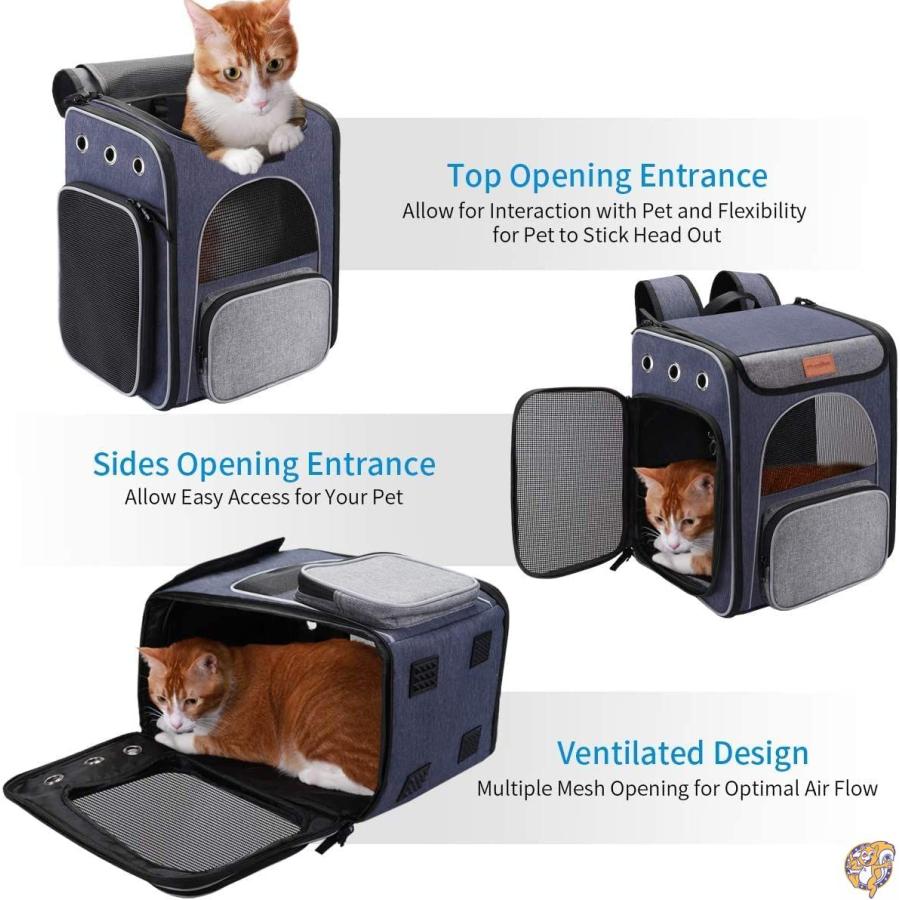 Morpilot 犬 猫 リュック ペット リュック 猫 キャリー ペットキャリーリュック キャリーバッグ K1250003448(11108円)