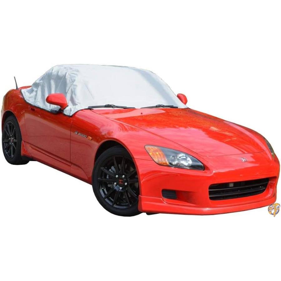 Honda s2000ソフトトップ屋根プロテクター半分カバー - 1999 2009年に