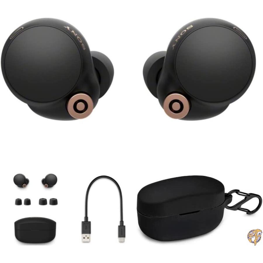 Sony (ソニー) WF-1000XM4 トゥルーワイヤレスノイズキャンセリングヘッドホン (ブラック) シリコンキャリーケース付き  :AYGBKFRK1Q:アメリカ輸入ランド - 通販 - Yahoo!ショッピング