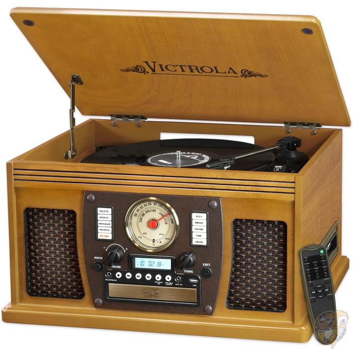 室外 Victrola アヴィエーター 8-in-1 ブルーツース レコード