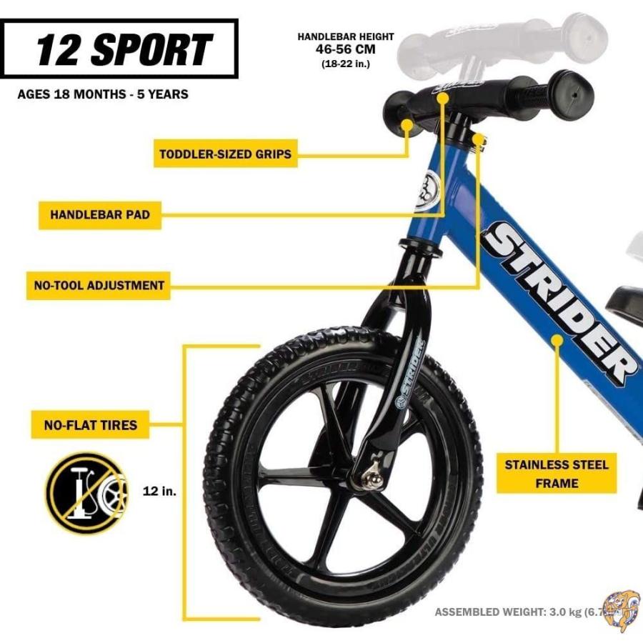 STRIDER(ストライダー) 12 SPORT (スポーツ) バランスバイク18ヶ月から5歳に最適 レッド [並行輸入品] 送料無料 STRIDER ストライダー SPORT スポーツ バランスバイク18ヶ月から5歳に最適 レッド 並行輸入品
