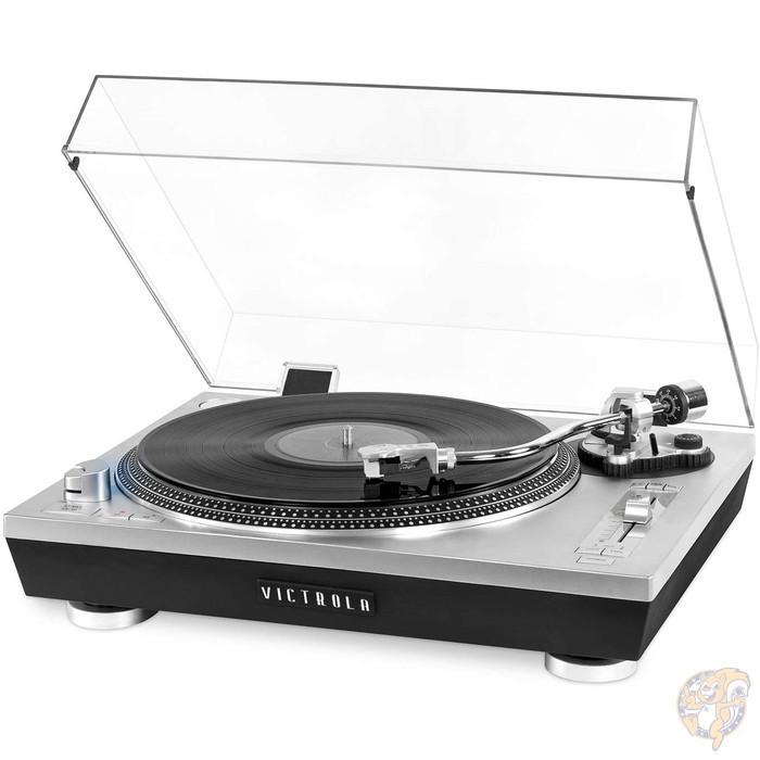 Victrola プロシリーズ USB レコードプレーヤー 2速ターンテーブル シルバー 送料無料 :AYJVM9RK44:アメリカ輸入ランド -  通販 - Yahoo!ショッピング