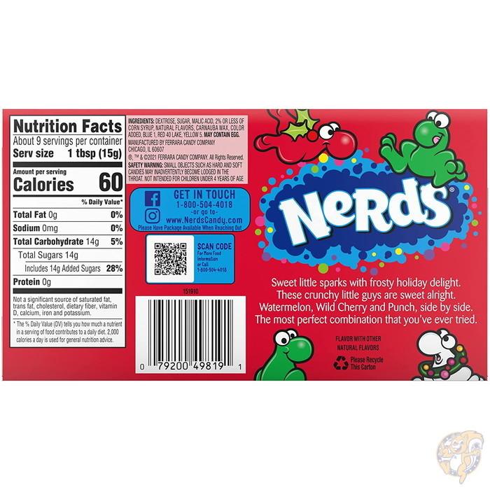 ナーズ Nerds フロスティ シアター ボックス ウォーターメロン チェリー 12箱 送料無料