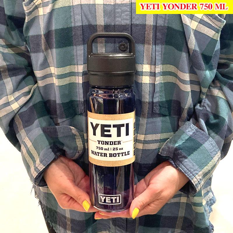 YETI Yonder 750 ml/25 oz Water Bottle with Yonder Chug Cap, Seafoam
