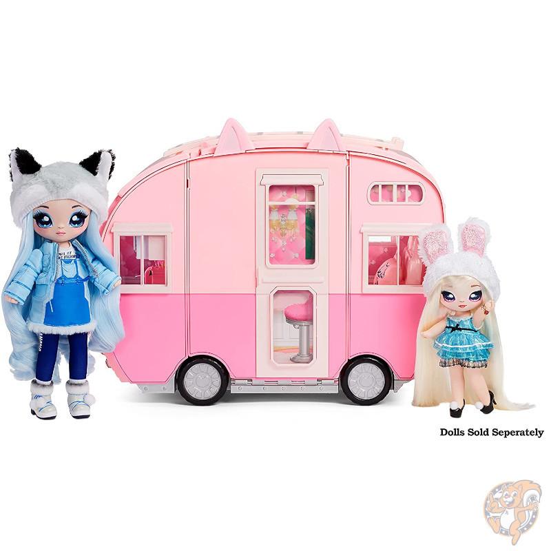 ナナナサプライズ キティーキャット ピンクのキャンピングカー キャンパー プレイセット ファッションドール おもちゃ 猫 車 送料無料 Na ナナナサプライズ キティーキャット ピンクのキャンピングカー キャンパー プレイセット ファッションドール おもちゃ