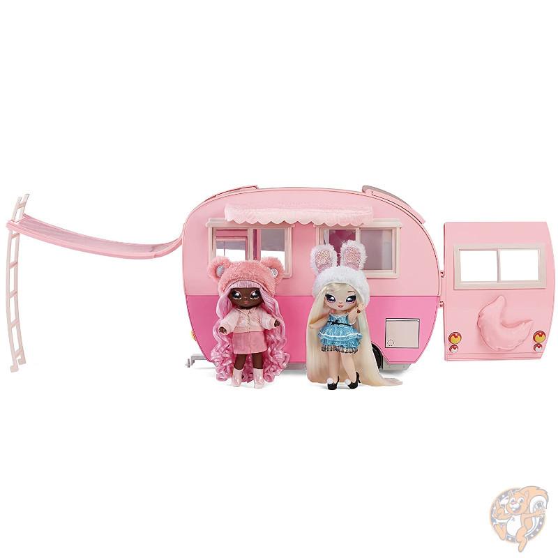 ナナナサプライズ キティーキャット ピンクのキャンピングカー キャンパー プレイセット ファッションドール おもちゃ 猫 車 送料無料 Na ナナナサプライズ キティーキャット ピンクのキャンピングカー キャンパー プレイセット ファッションドール おもちゃ