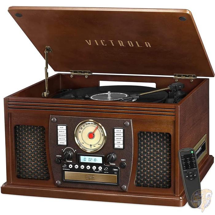 室外 Victrola アヴィエーター 8-in-1 ブルーツース レコード