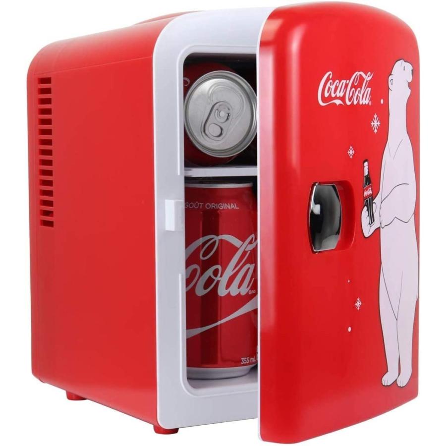 コカコーラ Coca-Cola デザインミニ冷蔵庫 ポータブル冷蔵庫 KWC-4