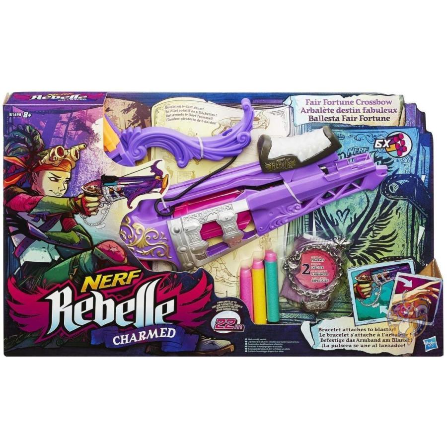 ナーフ 鉄砲のおもちゃ NERF Rebelle チャームドフェアフォーチュンクロスボウブラスター 送料無料