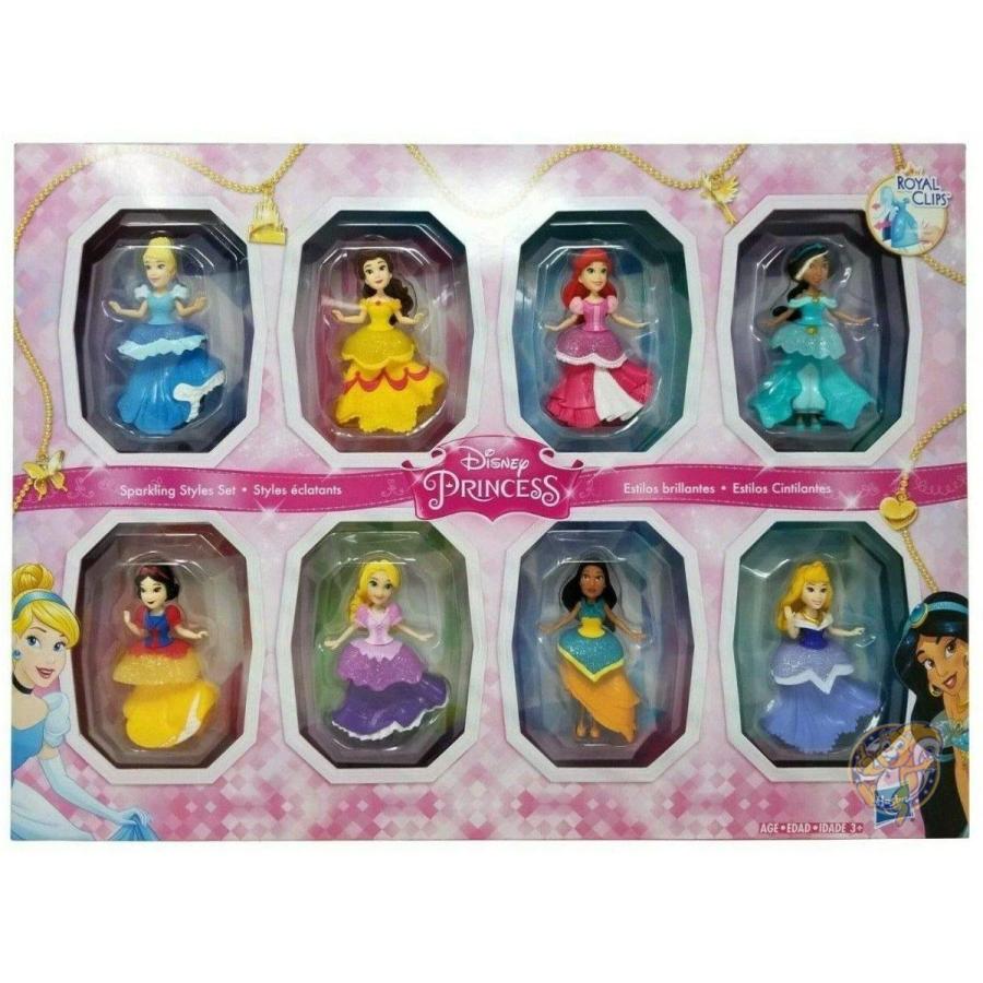 人気が高い ディズニー プリンセス スパークリング スタイル Disney ドール セット 着せかえ人形