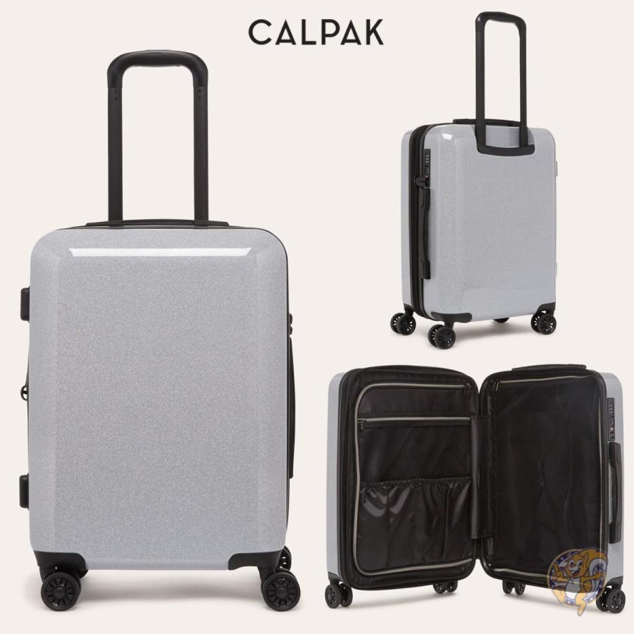 最低価格の CALPAK カルパックスーツケース CARRY-ON キャリー SILVER STARDUST　軽量 機内持込み（ソフトタイプ）