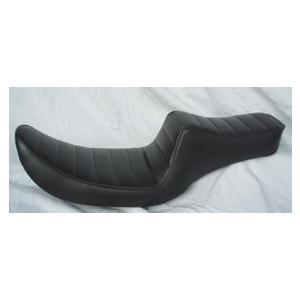 Dyna 96-'03 キング＆クイーン　タックロールパターン　黒レザー