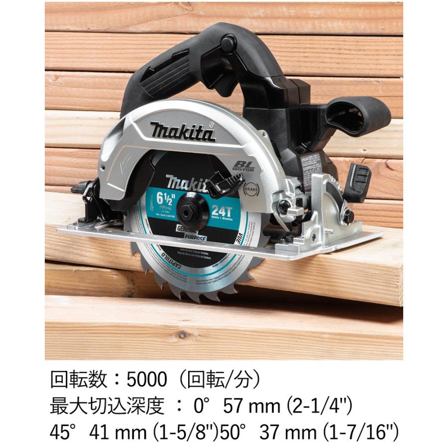 マキタ 電動ノコギリ 丸ノコ 18V XSH04ZB ブラシレス 充電式 本体のみ 