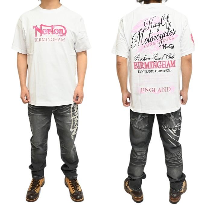 ノートン Norton 服 アパレル 252N1030 半袖Tシャツ ピンク ノートン Norton 服 アパレル 252N1030 半袖Tシャツ ピンク