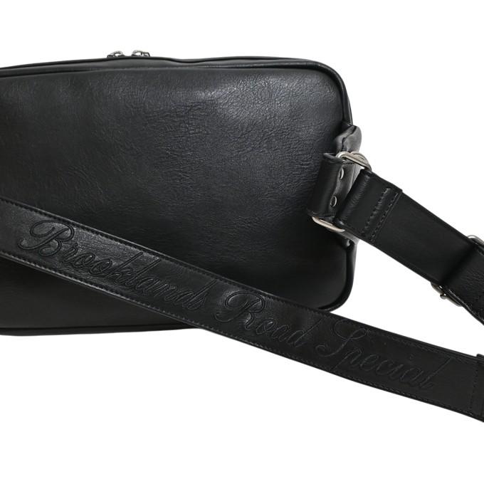 新品 norton ノートン 　ショルダー　ボディバッグ　PU 黒 ホワイト ノートン（NORTON） 服 アパレル 261N8501 PU レザースタッズ付き