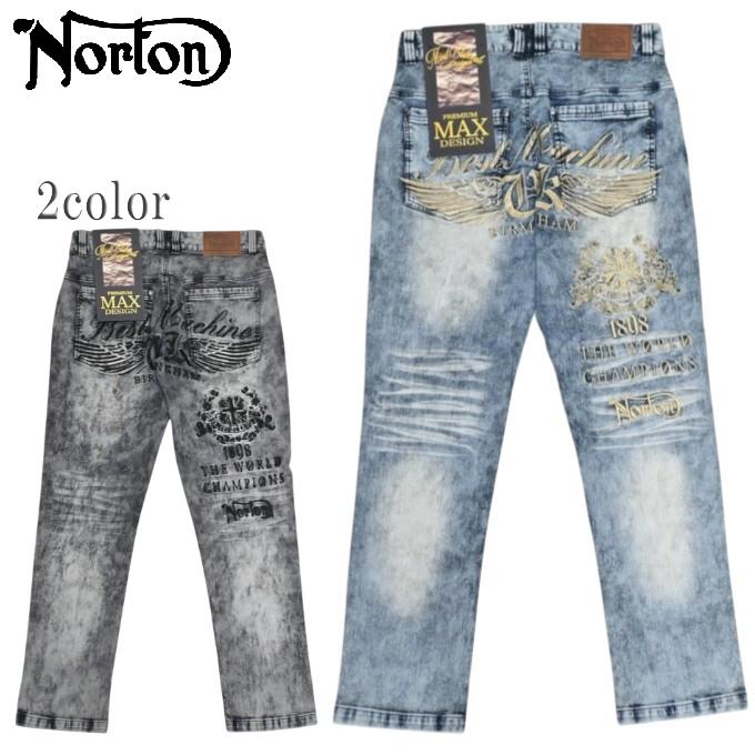 ノートン（NORTON） 服 アパレル 262N1801 ストレッチ ケミカル 刺繍