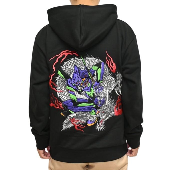 EVANGELION NISHIKI 516350 ジップアップパーカー 初号機 火龍