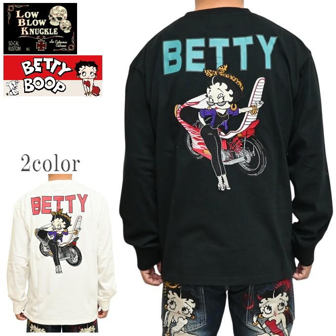 BETTY BOOP（ベティ ブープ） ローブローナックル 595860 長袖Tシャツ