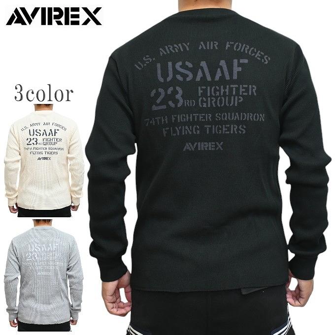 AVIREX（アヴィレックス） 783-4230016 サーマル 長袖Tシャツ ロンT